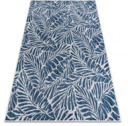 My carpet company kft My Carpet Company Fonott Sizal Sion Levelek 22151 Lapos Szövött Ecru/Sötétkék 140x190 cm Szőnyeg