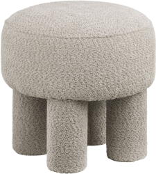 House Nordic Világosszürke Buklé Puff