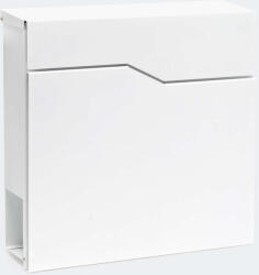  V19 Design Levélszekrény - Fehér - Újságtartóval