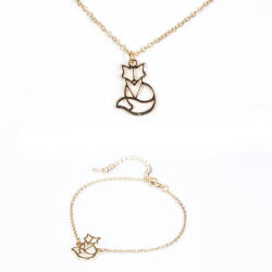 Emporia Arany tónusú Emporia Ötvözetű Szett ( Nyaklánc+Karkötő ), LGP0248
