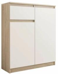 Komód 1 Fiók 2 Ajtó S1 - Sonoma Mix