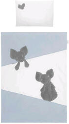  5-részes ágyneműhuzat Belisima Mouse 90/120 kék