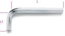 Beta 96 32 mm Hajlított imbuszkulcs, krómozott