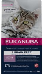 EUKANUBA Grain Free Kitten Lazac 2 kg növekvő cicáknak