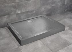 Radaway Doros Stone D 110x80 cm zuhanytálca előlappal, antracit SDRD1180-05-64S (SDRD1180-05-64S)