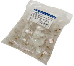 LogiLink CAT-5 8P8C Moduláris csatlakozó, árnyékolatlan, aranyozott, 100db