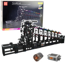 LEAN Toys Építőelemek Labdapálya Elektromos Motorral 2520 db (5905991072621)