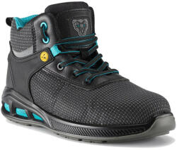  Védőbakancs S3 WR ESD SRC, kompozit orrmerevítő TOP ELITE MERLIN MID, fekete, 39