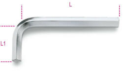 Beta 96 36 mm Hajlított imbuszkulcs, krómozott