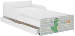 Wooden Toys Pufi Gyerekágy 180 x 90 Matraccal, Ágyneműtartó Nélkül - Dino