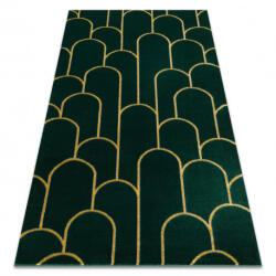 My carpet company My Carpet Company Emerald 1021 Glamour, Elegáns Art Deco, Üveg Zöld/Arany 140x190 cm Szőnyeg