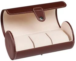 Edelwolle Hengeres Óratartó Doboz 3 Órának Barna (940)