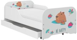 Wooden Toys Miki Gyerekágy 160 x 80 cm Matraccal És Ágyneműtartóval - Kapibara Család