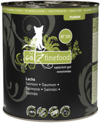 Catz Finefood 6x750g catz finefood nedves macskatáp - No. 105 lazac