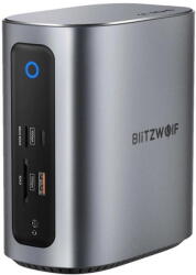 BlitzWolf Docking Station USB 3.0 17 in 1 51250 - USB-C, 3x USB-A, DisplayPort, RJ-45 Gigabit LAN (51250) - pcone
