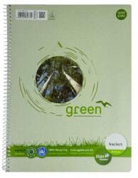 Formatwerk Caiet College Format Werk Ursus Green A4, 80 de coli pătrate, 60g, reciclat