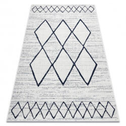 My carpet company My Carpet Company Fonott Sizal Color 47272/396 Rombusz Négyzetek Fehér 80x150 cm Szőnyeg