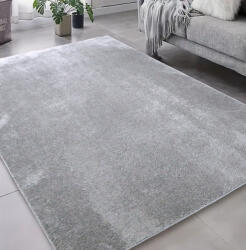 Budapest Carpet Olívia Szürke Puha 80x250 cm Hátul Gumis Szőnyeg