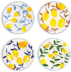 &k amsterdam un set de farfurii Plate Lemon Twig 20 cm 4-pack 99KK-KBU5WS_MLC (2811.02)