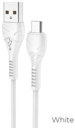 hoco. X37 USB-A apa - USB-C apa 2.0 Adat és töltő kábel 1m - Fehér (X37TYPEC1MWH) (X37TYPEC1MWH)