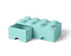 Lego 40061740 Fiókos tárolódoboz (4x2) - Világoskék (40061742) (40061742)