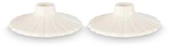 vtwonen sfeșnic decorativ 8 x 2, 5 cm 2-pack culoarea alb 99KK-DRU128_00X (52092321)