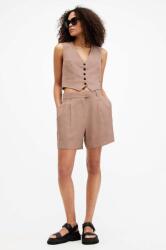 AllSaints pantaloni scurți din amestec de in DERI LYN 9BYH-SZD01O_82X (WT027Y)