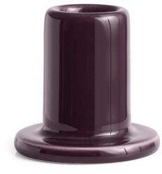 HAY sfeșnic decorativ Tube 5, 5 x 5, 5 cm culoarea bordo 99KK-DRU0PS_93X (AB540.A601.AG31)
