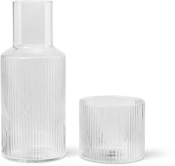 Ferm Living carafă cu sticlă Ripple Small Carafe Set 500/200 ml 99KK-KFU039_TSP (5447)