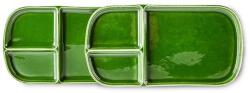 HKliving un set de farfurii Emeralds 14 x 27 cm 2-pack 99KK-KBU5HP_77X (ACE7011)