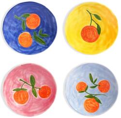 &k amsterdam un set de farfurii Orange Full Colour 16 cm 4-pack 99KK-KBU5Y8_MLC (2811.06)