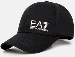 EA7 Emporio Armani șapcă de baseball din bumbac 9BYH-CAU01S_99X (AF11989.7X000005.MC008)