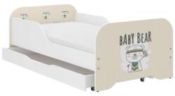 Wooden Toys Miki Gyerekágy 140 x 70 cm Matraccal És Ágyneműtartóval - Baby Bear