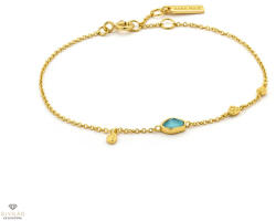 Ania Haie aranyozott ezüst karkötő - B014-01G