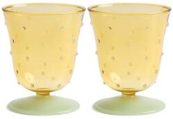 &k amsterdam set de pahare de vin glass dot yellow 200 ml 2-pack 99KK-KBU720_MLC (358.05) Pahar