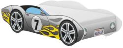 Wooden Toys Corvetta Autós Gyerekágy 160 x 80 cm Szürke - Matraccal