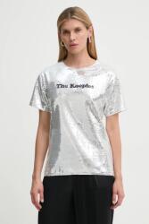 The Kooples tricou 9BYH-TSD0ME_SLV (FTSC29036K)