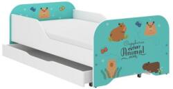 Wooden Toys Miki Gyerekágy 140 x 70 cm Matraccal, Ágyneműtartó Nélkül - Kapibara Rét