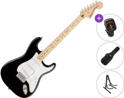 Squier Affinity Series Stratocaster MN WPG SET Black Elektromos gitár