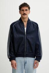 Adidas hanorac cu fermoar din denim Adicolor loose SST 9BYA-BLM0UF_59J (JX6461)