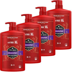 Old Spice Rockstar 3 az 1-ben tusfürdő és sampon (4x1000 ml)