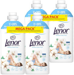 Lenor Öblítő Cotton Fresh 118 mosáshoz (4x1239 ml)
