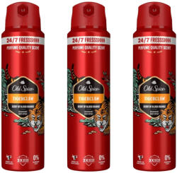 Old Spice Tiger Claw dezodor spray férfiaknak (3x200 ml)