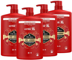 Old Spice Epic Legend 3 az 1-ben tusfürdő és sampon (4x1000 ml)