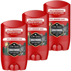 Old Spice Wolfthorn stift dezodor férfiaknak (3x65 ml)
