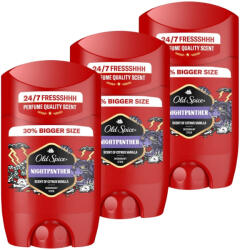 Old Spice Night Panther stift dezodor férfiaknak (3x65 ml)
