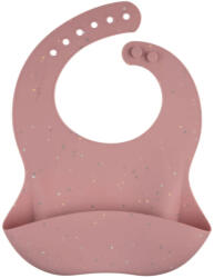 Canpol Babies szilikon előke zsebbel (pink) (51/029_PIN)