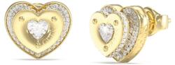 Guess Cercei Guess Till Morning stud cu cristale si inimi JUBE05551JWYGT-U