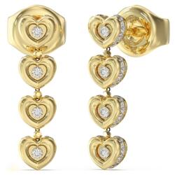 Guess Cercei Guess L. O. V. E. cu cristale JUBE05473JWYGT-U