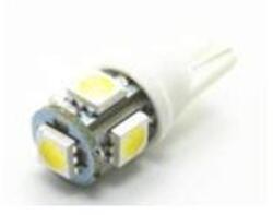 DT-Xenon T10 (W5W) LED 5x5050 SMD (sárga)